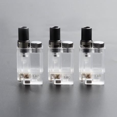 Authentic Zeltu X Pod System Kit Replacement Pod Cartridge - 1.6ohm, 2ml (3 PCS)