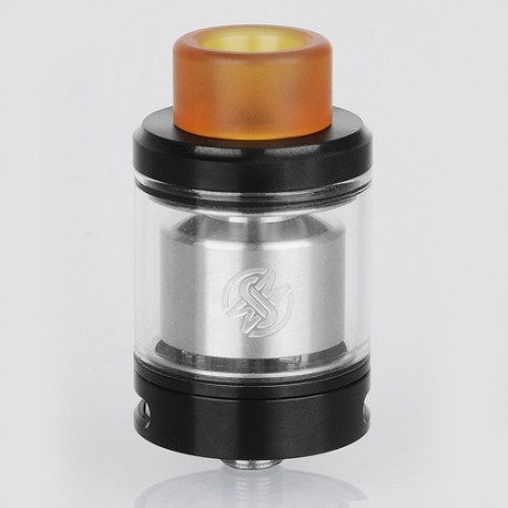 Authentic Wotofo Serpent SMM RTA Rebuildable Tank Atomizer - Black, Stainless Steel, 4ml, 24mm Diameter