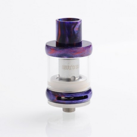 Authentic FreeMax Neutron Star Sub-Ohm Tank Atomizer - Purple, Glass + Resin, 2ml, 0.25ohm / 0.5ohm, 22mm Diameter