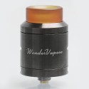 Authentic IJOY Wondervape RDA Rebuildable Dripping Atomizer - Gun Metal, Stainless Steel, 24mm Diameter