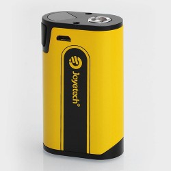 Authentic Joyetech CuBox 3000mAh Built-in Battery Box Mod - Yellow, Stainless Steel