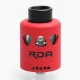 Authentic Yosta Igvi RDA Rebuildable Dripping Atomizer - Red, Stainless Steel, 25mm Diameter