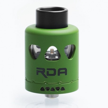 Authentic Yosta Igvi RDA Rebuildable Dripping Atomizer - Green, Stainless Steel, 25mm Diameter
