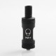Authentic OBS T-VCT Sub Ohm Tank Clearomizer w/ RBA Coil Head - Black, Stainless Steel + Glass, 6ml, 0.5 Ohm, 22mm Diameter