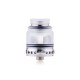 Authentic Hellvape Anglo RDA Rebuildable Dripping Atomizer w/ BF Pin - Silver + White, PC + Stainless Steel, 24mm Diameter