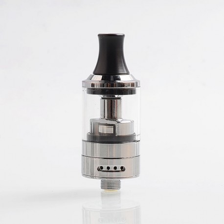 Authentic Fumytech Purtank 2 Sub Ohm Tank Clearomizer - Black, Stainless Steel, 2ml, 19mm Diameter