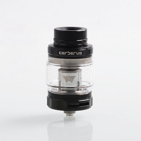 [Ships from Bonded Warehouse] Authentic GeekVape Cerberus Sub Ohm Tank Clearomizer - Black, Stainless Steel, 4ml, 27mm Diameter