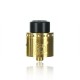 Authentic Asmodus Vault RDA Rebuildable Dripping Atomizer w/ BF Pin - Gold, Stainless Steel, 24mm Diameter