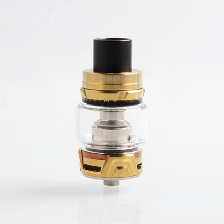 Authentic Vaporesso Skrr Sub Ohm Tank Clearomizer - Gold, Stainless Steel, 8ml, 30mm Diameter
