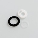 Authentic Vapesoon Replacement Seal O-Rings for SMOK TFV12 Prince Tank - Black + White, Silicone