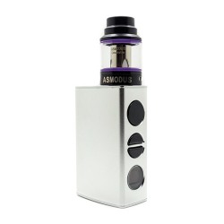 Authentic Asmodus Oni Edition 80W 2800mAh VW Mod + Ohmlette Tank Kit - Silver, 5~80W, 0.4 Ohm / 0.8 Ohm, 24mm Diameter