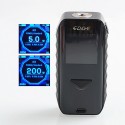 Authentic Digi Edge 200W Wireless Charging TC VW Variable Wattage Box Mod - Black, 5~200W, 2 x 18650