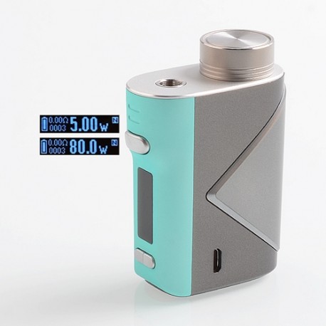 Authentic GeekVape Lucid 80W TC VW Variable Wattage Box Mod - Blue, 5~80W, 1 x 18650