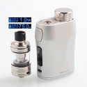 [Ships from Bonded Warehouse] Authentic Eleaf iStick Pico X 75W TC VW Box Mod + MELO 4 Tank Kit - Silver, 1~75W, 1 x 18650