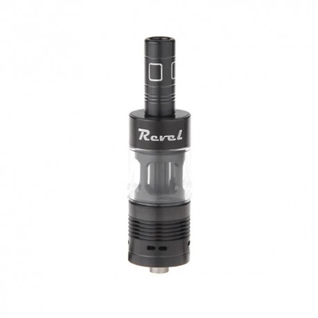 Authentic Ehpro Revel RDTA Rebuildable Dripping Tank Atomizer - Black, Stainless Steel, 3ml, 22mm Diameter