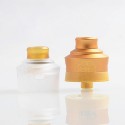 Authentic Dotmod DotRDA Single Coil RDA Rebuildable Dripping Atomizer w/ BF Pin - Gold, Aluminum + Brass, 22mm Diameter