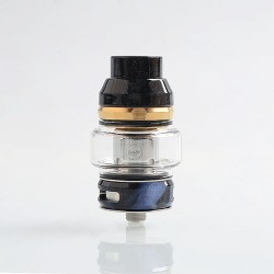 Authentic CoilART LUX Sub Ohm Tank Clearomizer - Black, Resin + Stainless Steel, 5.5ml, 0.15 Ohm, 25mm Diameter
