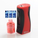 Authentic Sikary Amand 100W VW Variable Wattage Mod + Nunu Tank Kit - Red, 7~100W, 1 x 18650 / 20700 / 21700, 3ml, 0.15 Ohm
