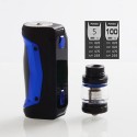 Authentic GeekVape Aegis Solo 100W TC VW Variable Wattage Mod + Cerberus Tank Kit - Blue, 5~100W, 1 x 18650, 5.5ml, 0.3 Ohm