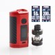 Authentic Asmodus Minikin 3S 200W TC VW Variable Wattage Box Mod + Viento Tank Kit - Red, 5~200W, 2 x 18650, 3.5ml, 3.0 Ohm