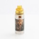 Authentic ULTRONER Mini Stick Mechanical Mod + Ultroner RDA Kit - Silver + Black Yellow, SS + Stabilized Wood, 1 x 18350