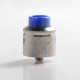 Authentic MECHLYFE x AmbitionZ Slatra Mesh RDA Rebuidable Atomizer w/ BF Pin - Silver, Stainless Steel, 25mm Diameter