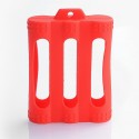 Authentic Iwodevape Protective Case Sleeve for Triple 18650 Batteries - Red, Silicone
