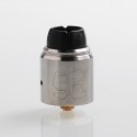 Authentic Lcovape 98K RDA Rebuildable Dripping Atomizer w/ BF Pin - Silver, 316 Stainless Steel, 24.5mm Diameter