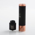 Authentic TRX TRXTERS Mechanical Mod Kit - Black, Stainless Steel + Copper, 1 x 18650