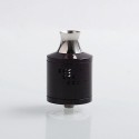 Authentic Willie COO TS RDA Rebuildable Dripping Atomizer - Black, Stainless Steel, 30mm Diameter
