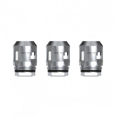 [Ships from Bonded Warehouse] Authentic SMOK Replacement A3 Coil Head for TFV8 Baby V2 Sub Ohm Tank - 0.15ohm (80~130W) (3 PCS)