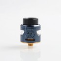 Authentic Asmodus Bunker RDA Rebuildable Dripping Atomizer w/ BF Pin - Blue, Stainless Steel, 25mm Diameter
