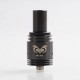 Authentic Ehpro Mr.Owl RDA Rebuildable Dripping Atomizer - Black, Stainless Steel, 22mm Diameter