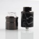 Authentic One Top Onetopvape Gemini RDTA Rebuildable Dripping Tank Atomizer - Black, Stainless Steel + PC, 26.5mm Diameter