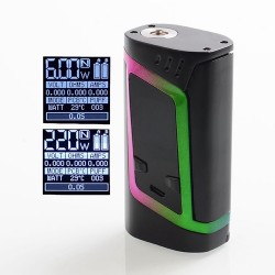 Authentic SMOKTech SMOK Alien 220W TC VW Variable Wattage Box Mod - 7-Color, 6~220W, 2 x 18650