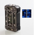 Authentic Rincoe Mechman 228W TC VW Variable Wattage Box Mod - Steel Case Camo SS, 1~228W, 2 x 18650