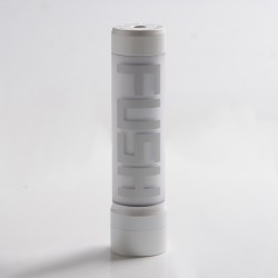 Authentic Acrohm Fush LED Semi-Mechanical Tube Mod - White, 1 x 18650, 26mm Diameter
