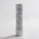 Authentic Acrohm Fush LED Semi-Mechanical Tube Mod - White, 1 x 18650, 26mm Diameter