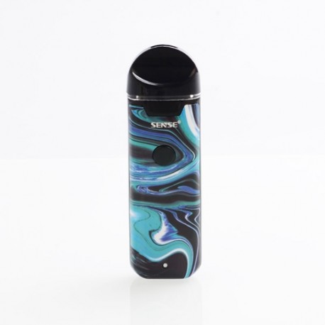 Authentic Sense Orbit 1100mAh Pod System Starter Kit - Cyan, 2.5ml, 0.6 / 1.1 Ohm