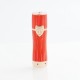 Authentic Onetop Pallas Mechancial Tube Mod - Red, Resin + Brass, 1 x 18650