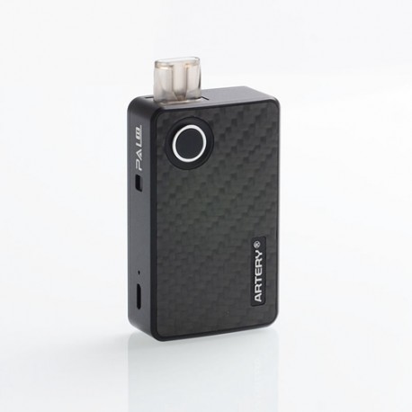 Authentic Artery Pal 2 1000mAh Pod System Starter Kit - Black, Aluminum + Carbon Fiber, 2ml, 0.6ohm / 1.2ohm