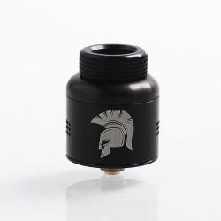 Authentic Wotofo Warrior RDA Rebuildable Dripping Atomizer w/ BF Pin - Gun Metal, Stainless Steel, 25mm Diameter