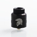 Authentic Wotofo Warrior RDA Rebuildable Dripping Atomizer w/ BF Pin - Gun Metal, Stainless Steel, 25mm Diameter