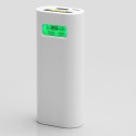 Authentic Tesiyi T2 Smart Digital Charger for 18650 Battery - White, 2 x Slots