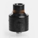 Authentic Har Maze V4 RDA Rebuildable Dripping Atomizer w/ BF Pin - Black, 316 Stainless Steel, 24mm Diameter
