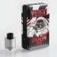 Authentic Sigelei Vo Moon Box 200W Box Mod + Sig-S RDA Kit - Black + Black Skull, 2 x 18650, 22mm Diameter