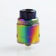 Authentic VOOPOO Rune RDA Rebuildable Dripping Atomizer w/ BF Pin - Rainbow, Stainless Steel, 24.6mm Diameter