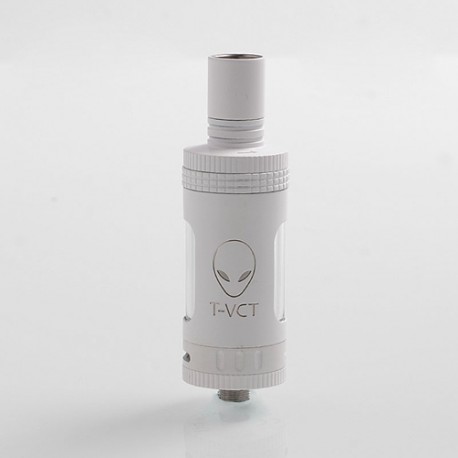 Authentic OBS T-VCT Sub Ohm Tank Clearomizer w/ RBA Coil Head - White, Stainless Steel + Glass, 6ml, 0.5 Ohm, 22mm Diameter