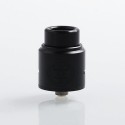 Authentic Advken Breath RDA Rebuildable Dripping Atomizer w/ BF Pin - Black, Aluminum + Stainless Steel, 24mm Diameter