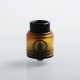 Authentic Advken Breath RDA Rebuildable Dripping Atomizer w/ BF Pin - Yellow, PEI + Stainless Steel, 24mm Diameter
